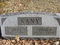 Kany, Frank W. and Anna L